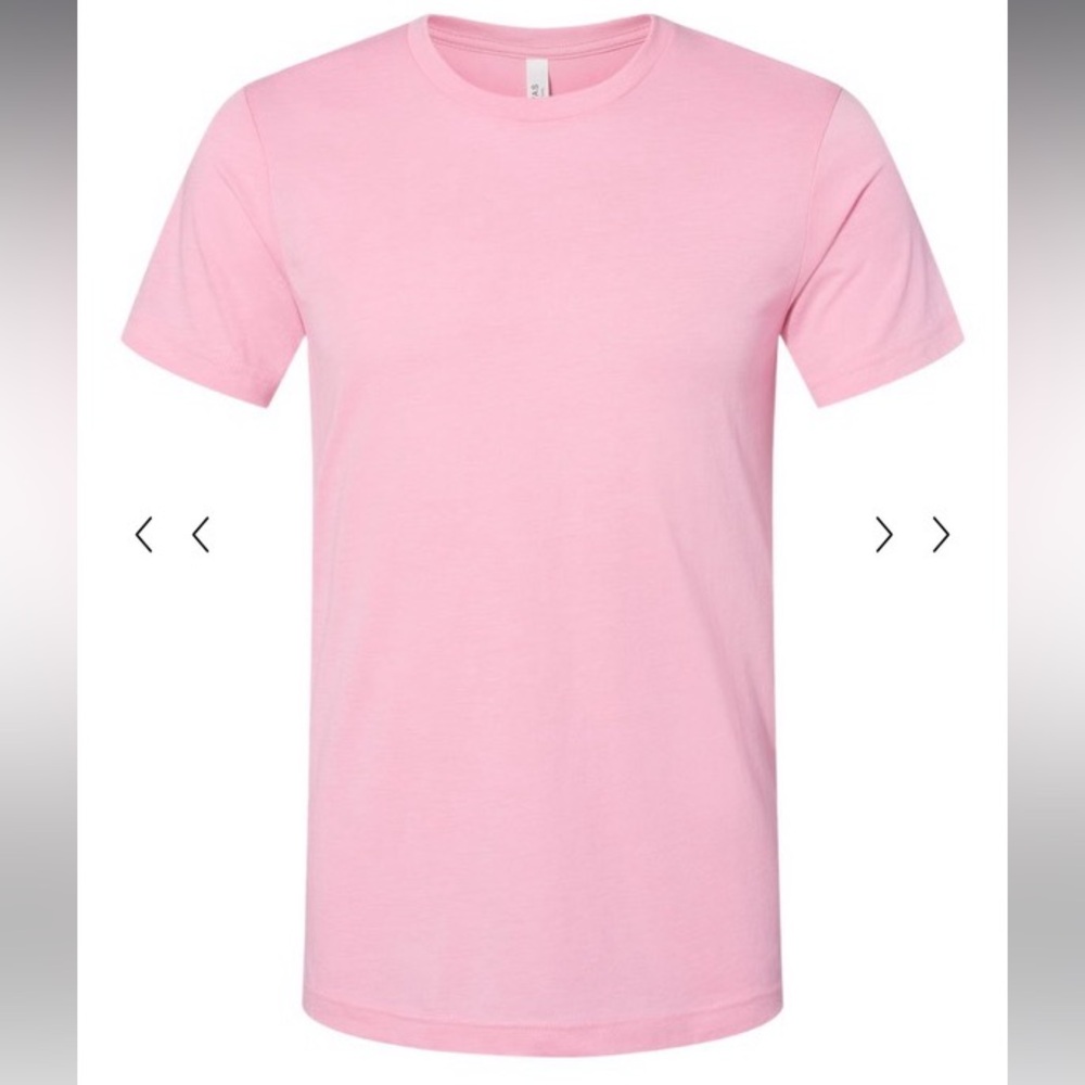 Bella + Canvas pink unisex t-shirt M NWOT